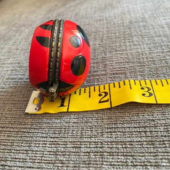 Vintage 1998 House of Lloyd Lucky Ladybug Ceramic Trinket Box - Picture 12 of 12